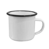Caneca Esmaltada Tradicional Branco 150Ml - Tuut